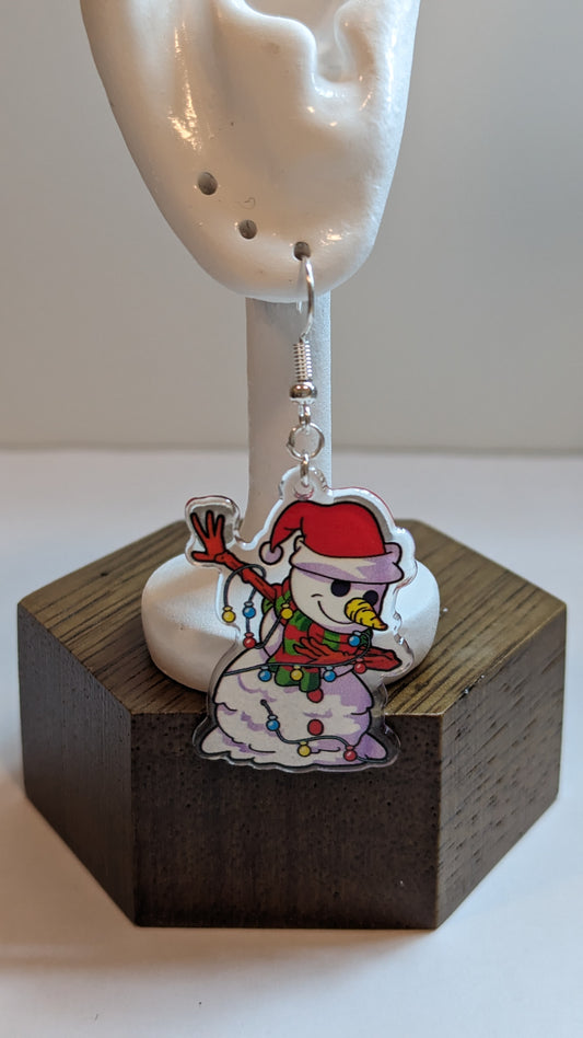 Dabbing Snowman