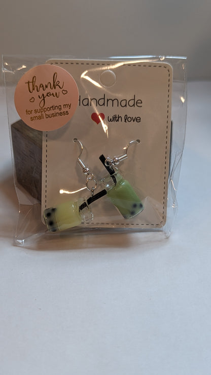 Boucles d'oreilles Boba Thé